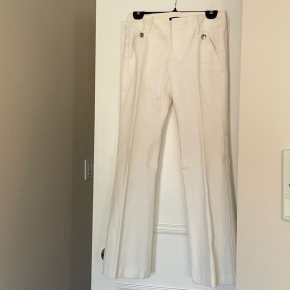 White boot cut pants - Picture 1 of 9